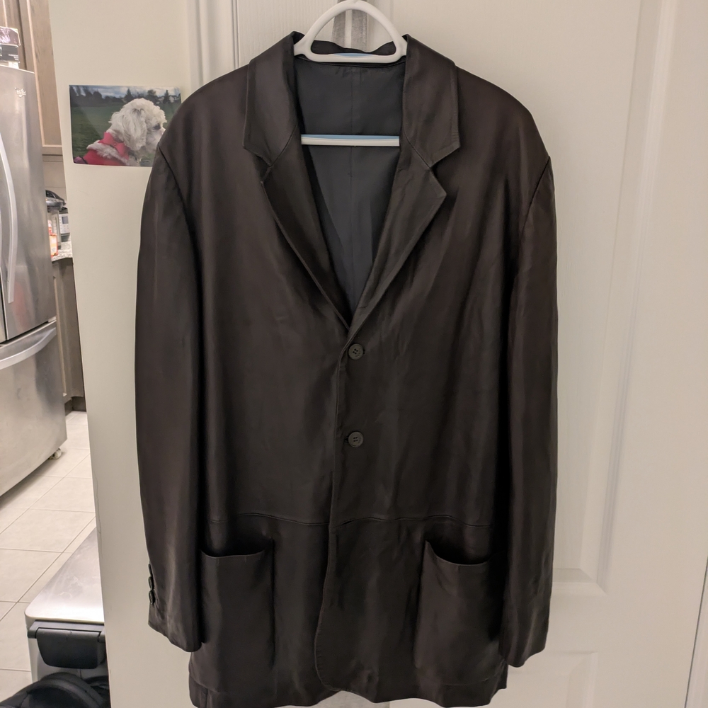 Loewe Madrid Vintage Leather Blazer – Men’s (c. Narciso Rodriguez Era)